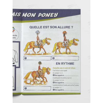 Cahier de cavalier nature poney - extrait 