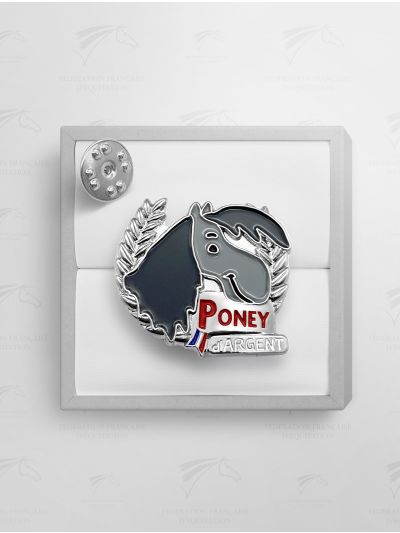 Insigne Galop® poney Argent